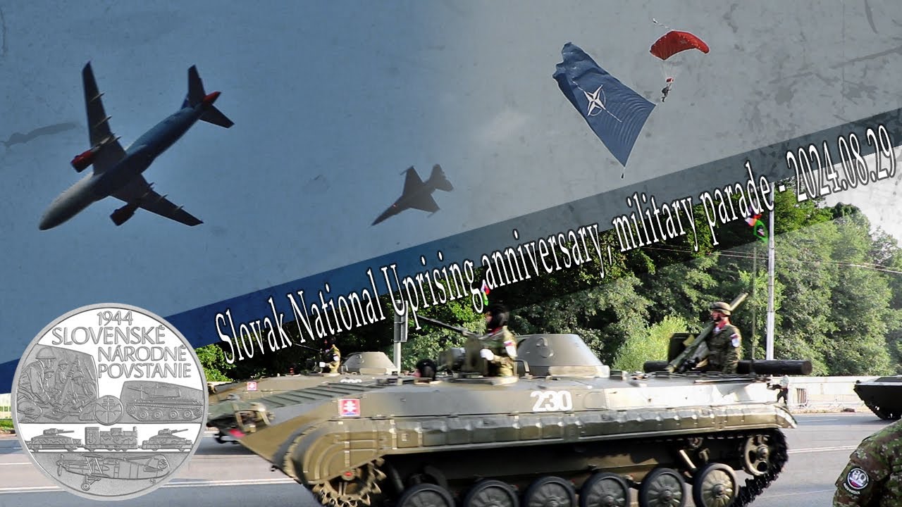 Slovak National Uprising anniversary, military parade - Slovenského národného povstania 80. výročia