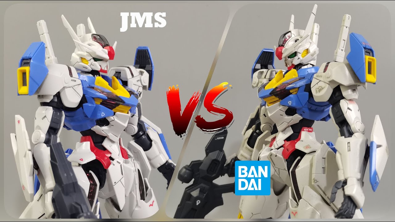 Comparison Video JMS VS Bandai FM 1/100 Gundam Aerial