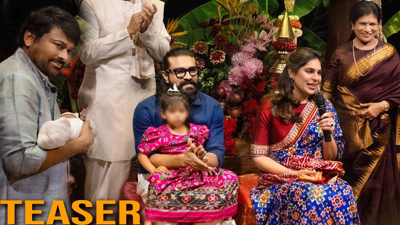 Ram Charan, Upasana Kids Name Reveal Teaser | Chiranjeevi | Mega Varasulu | Everyday Show