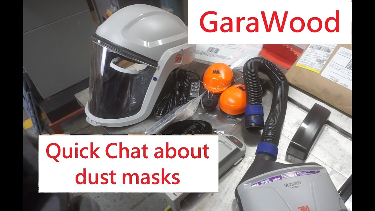 A few comments on dust masks - 3M Versaflo TR300+, N95 and Honeywell