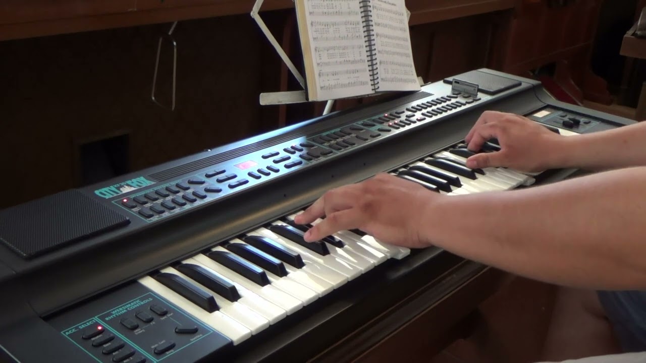 Sou Servo Inútil, Ó Deus Piedoso | Organista Bujor Florin Lucian tocando o Órgão Wersi City Fox 20