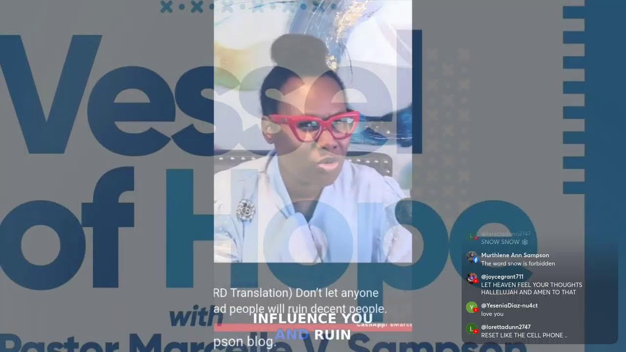 RESET - Pastor Marcelle V. Sampson (Vessel of Hope Show)
