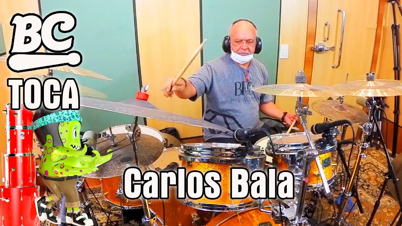 Carlos Bala tocando muito e gravando com BFC Cymbals