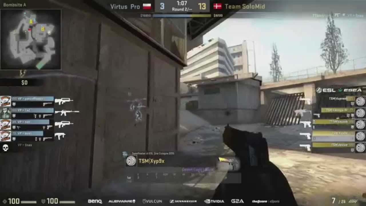 Pure Deagle Work by TSM - TSM vs VP on overpass - ESL ESEA EU Pro League