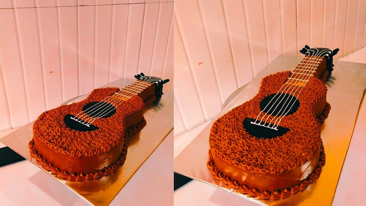 Guitars Cake design|| How to make a Guitar|| Guitars Cake kaise Banta hai