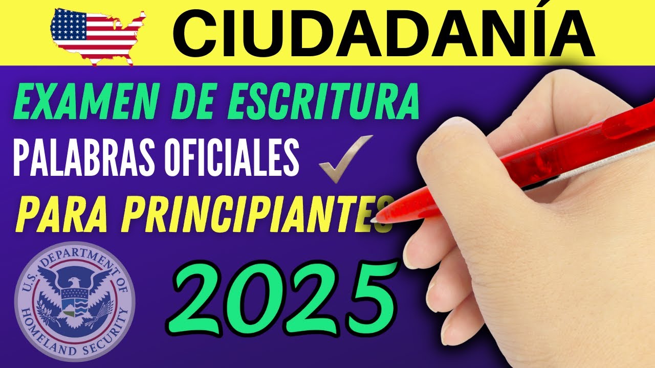 PASARÁ EL EXAMEN DE ESCRITURA si sabe escribir correctamente ESTAS PALABRAS (para principiantes)
