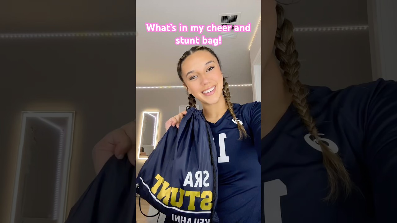 What’s in my cheer and stunt bag!✨ 