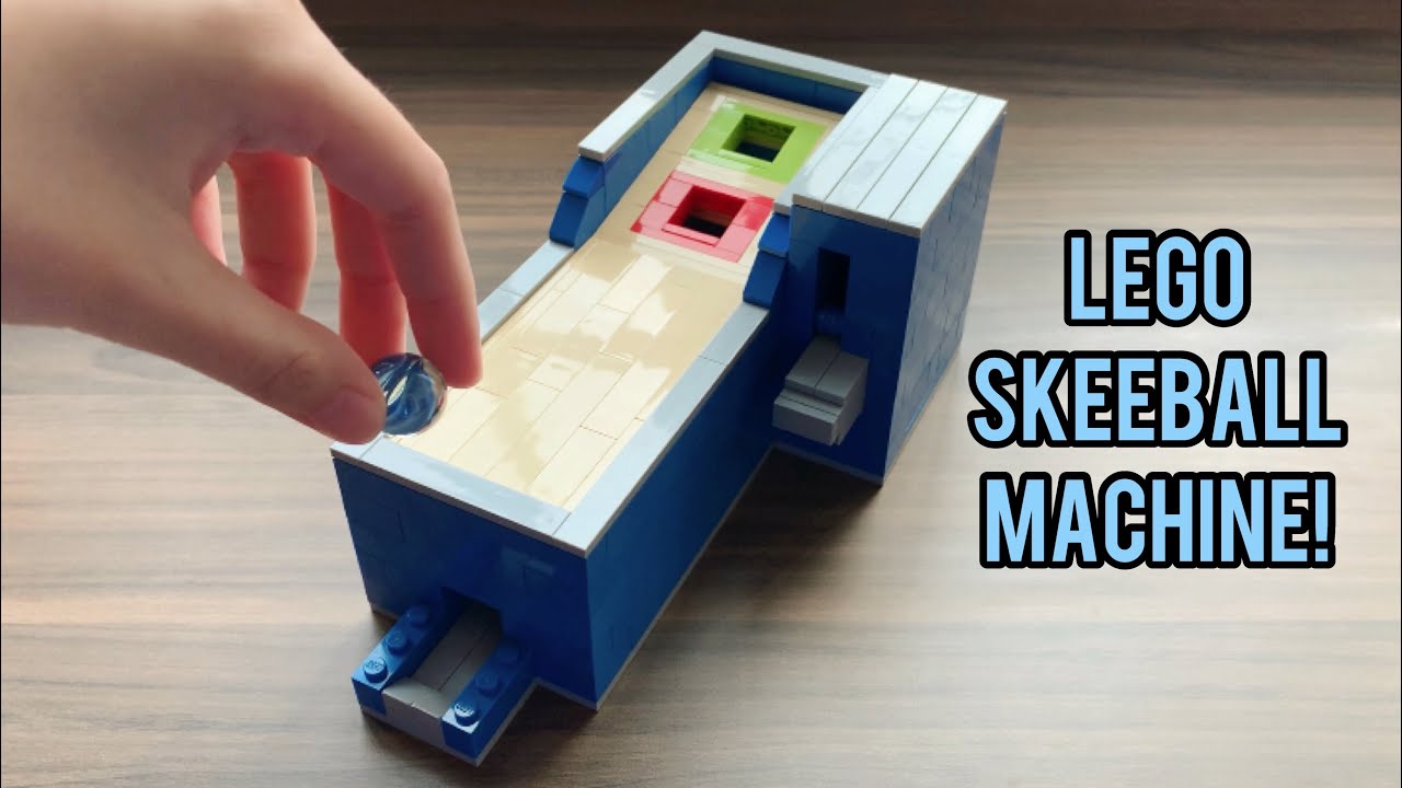 How to build a mini Lego Skeeball machine *no technic pieces*