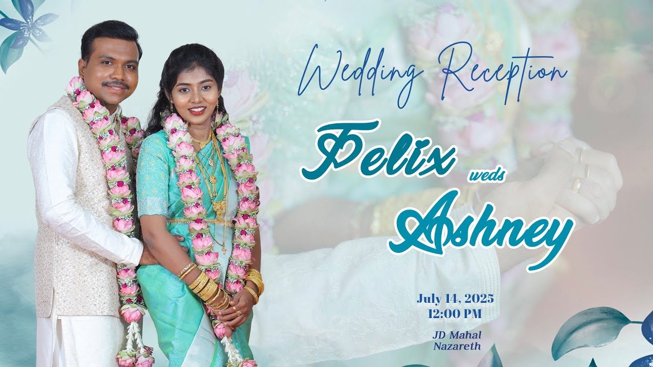 FELIX - ASHNEY | Wedding Reception | Nazareth | LIVE 🔴