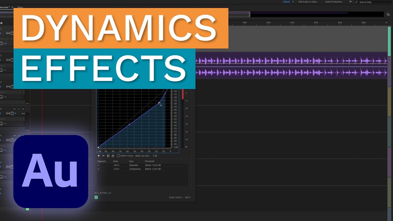 Динамика Adobe Audition против динамической обработки