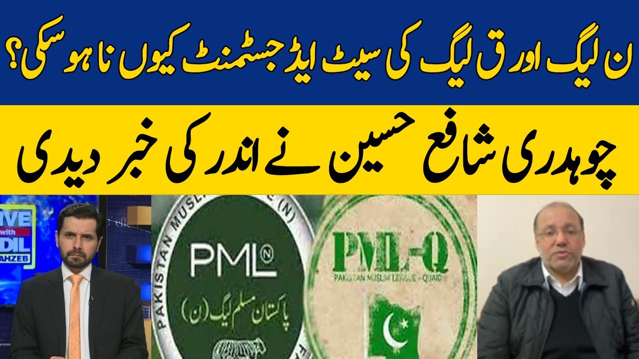 Why was the Seat Adjustment of PMLN and PMLQ Not Done? | Chaudhry Shafay Hussain | Dawn News