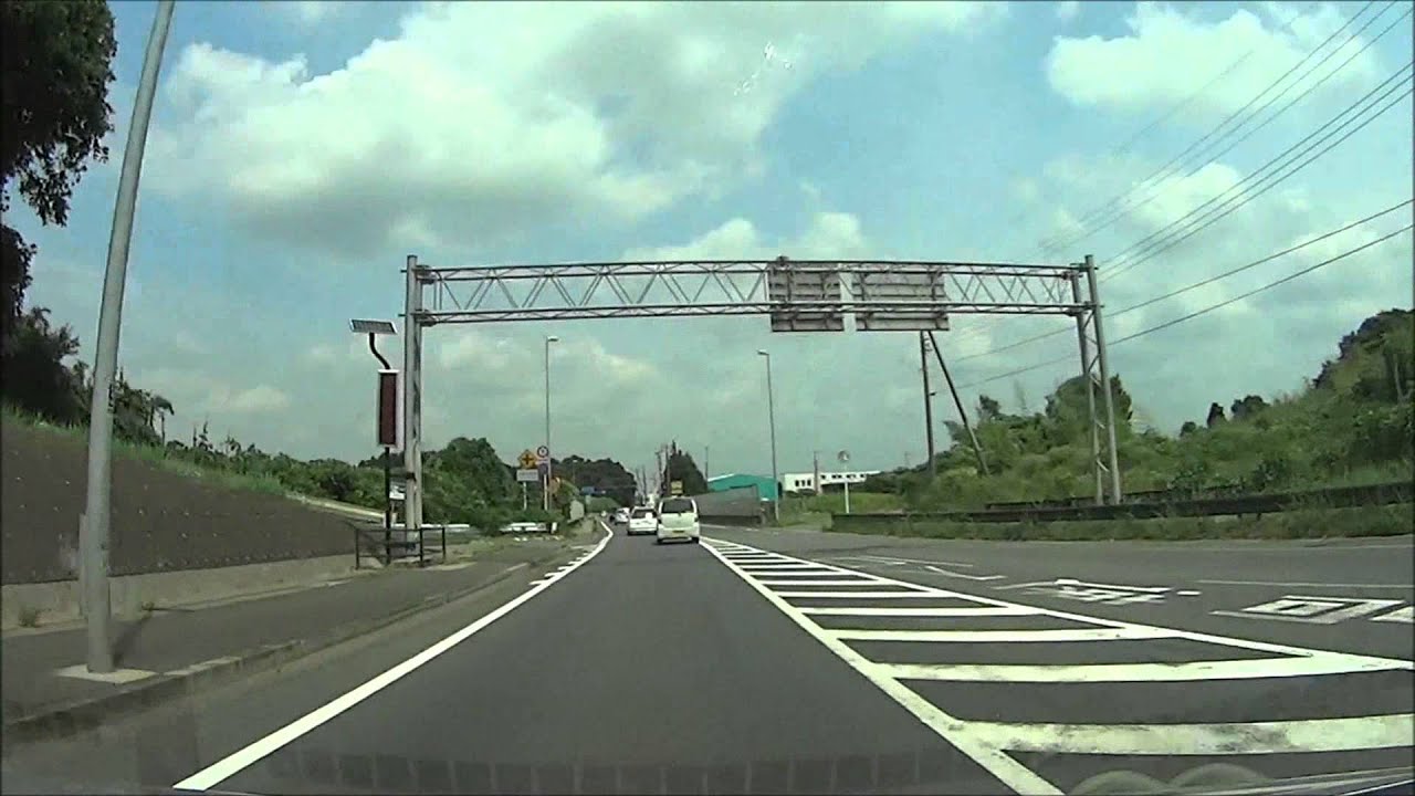 車載動画 千葉県佐倉市内田～国道51号～酒々井町成城台南口交差点 SONY HDR-AS15