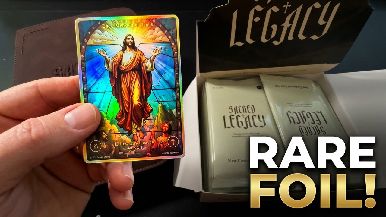 Opening Sacred Legacy Packs | Bible Story Trading Cards