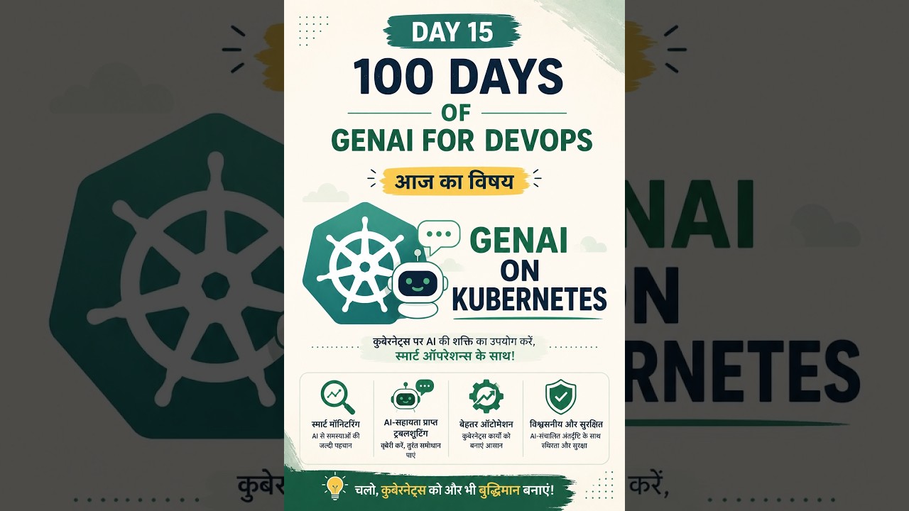 День 15: 100 дней GenAI для DevOps: GenAI в Kubernetes (на хинди)