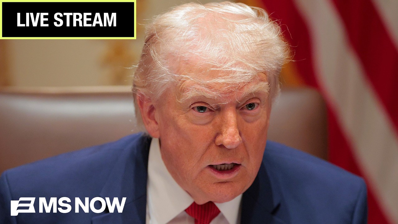 LIVE: President Trump hosts cabinet meeting as war with Iran, DHS shutdown continue