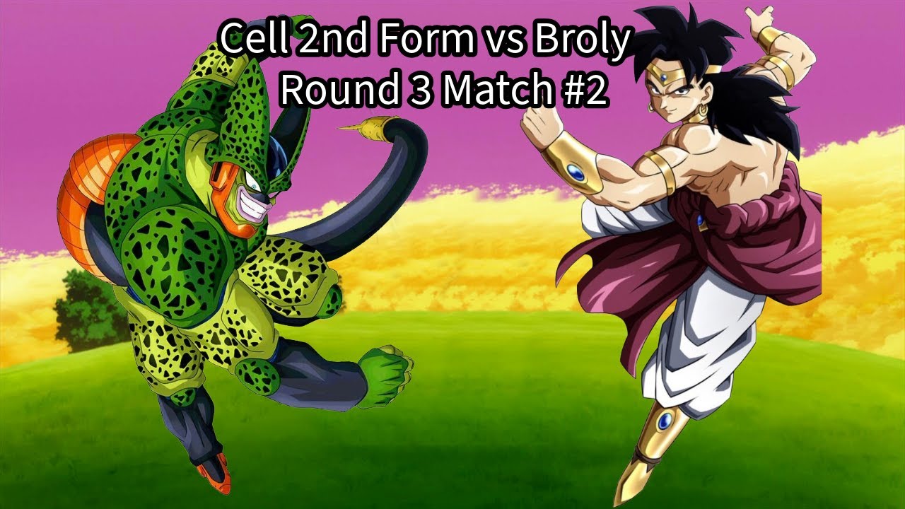Round 3 Match 2: Cell 2nd Form vs Broly (Dragon Ball Raging Blast 2 Ultimate Tournament)