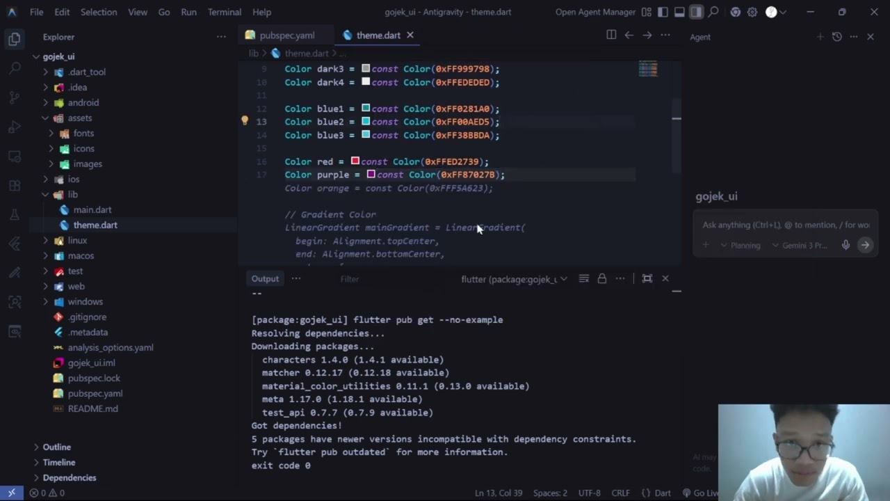 flutter slicing UI (part 2)