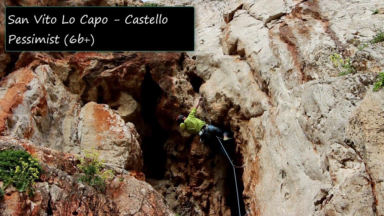 Climbing Pessimist (6b+) - San Vito Lo Capo, Sicily