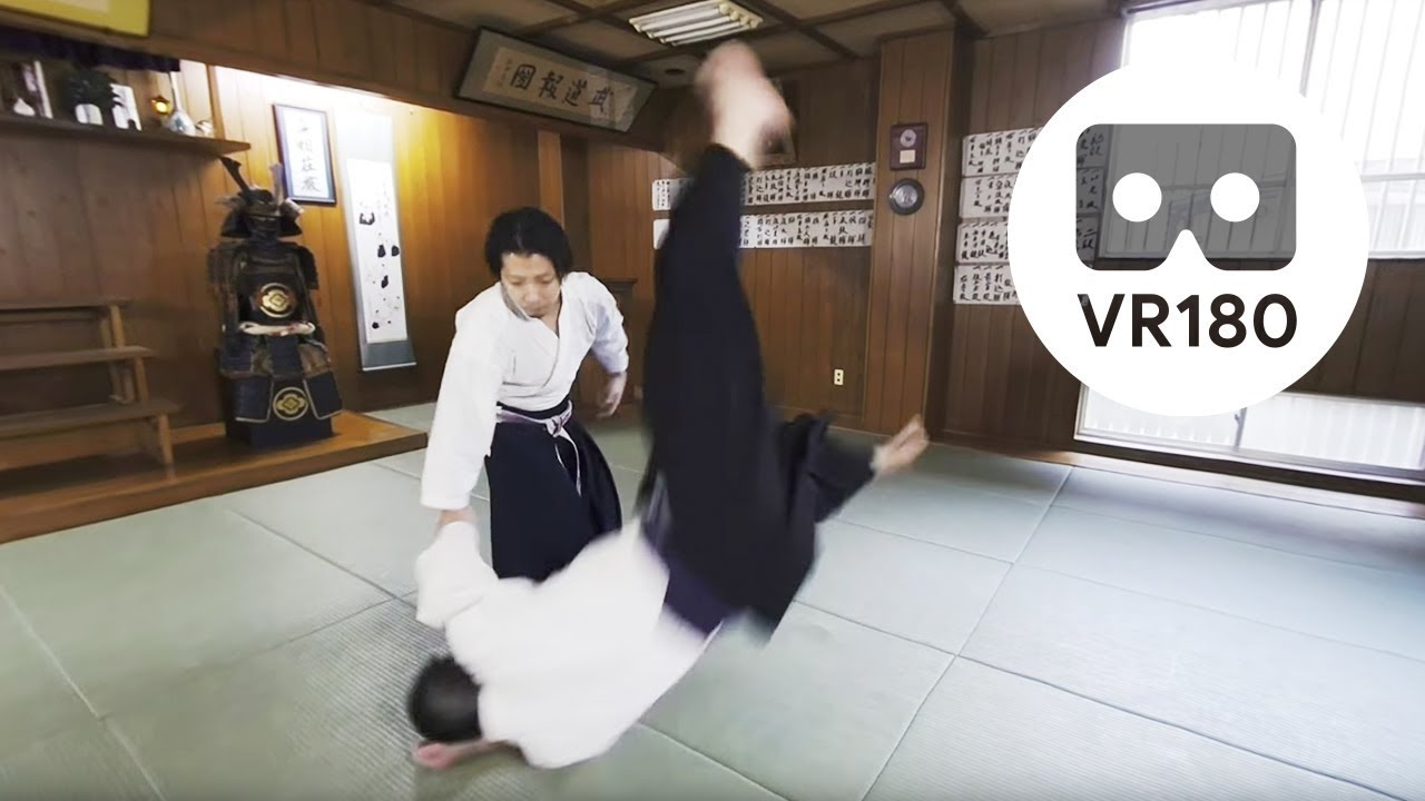 【VR180/3D】Hakkoryu Jujutsu, Japanese Martial Arts Up Close and Personal: G.T.A. Japan