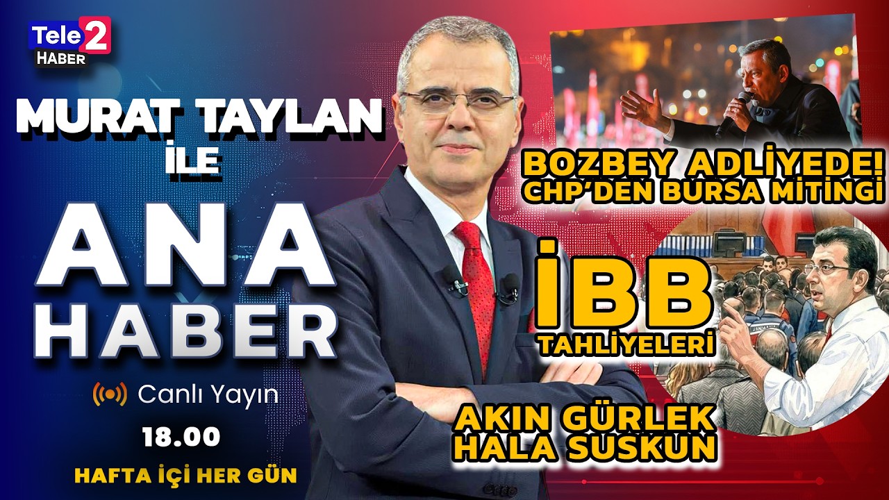İBB tahliyeleri! Nazlı Ilıcak'tan pişkin a&ccedil;ıklama! Murat Taylan ile Ana Haber (3 Nisan 2026)