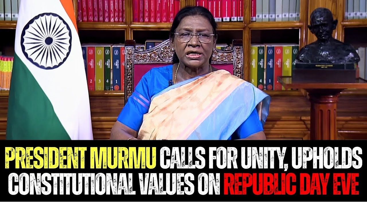 President Of India Smt Draupadi Murmu's Address To The Nation On The Eve of 77th Republic Day 2026