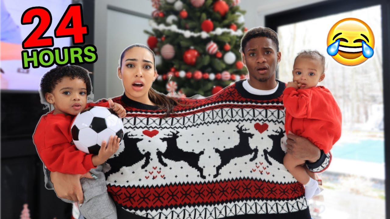 BEING CONJOINED FOR 24 HOURS CHALLENGE! |VLOGMAS DAY 6