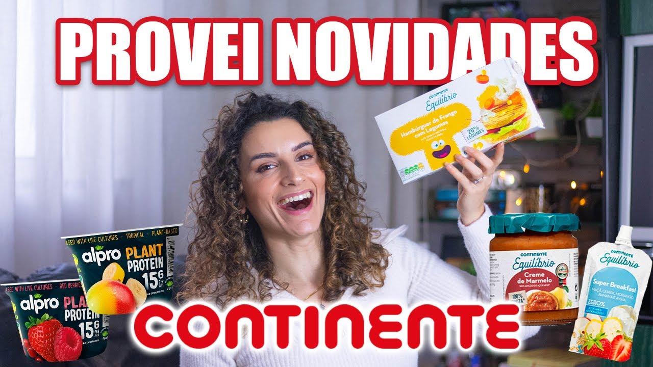 PROVEI NOVIDADES DO SUPERMERCADO CONTINENTE - PÃO BRIOCHE, HAMBURGUERES DE FRANGO SAUDÁVEIS E MAIS