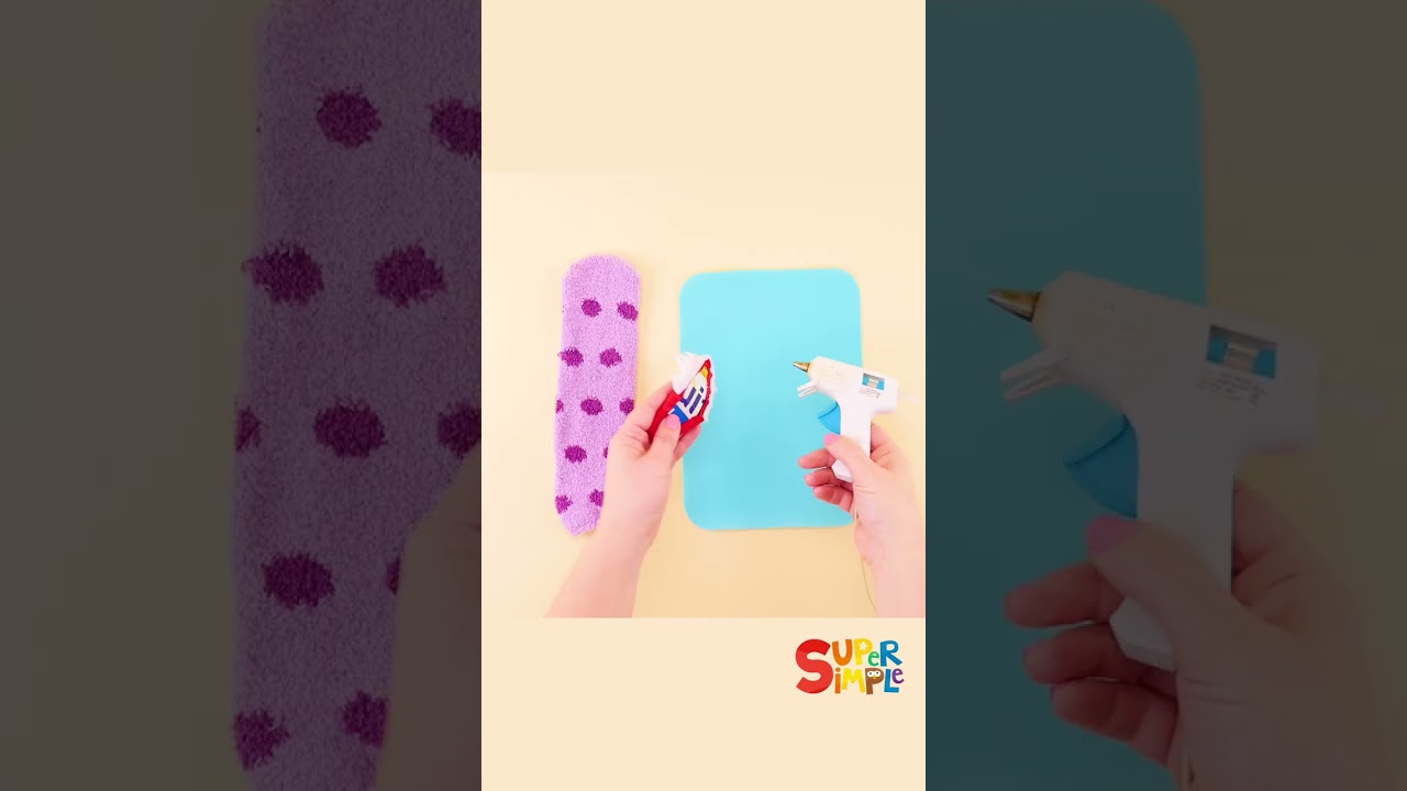 Sock Puppets #shorts #kidscrafts #supersimplecrafts