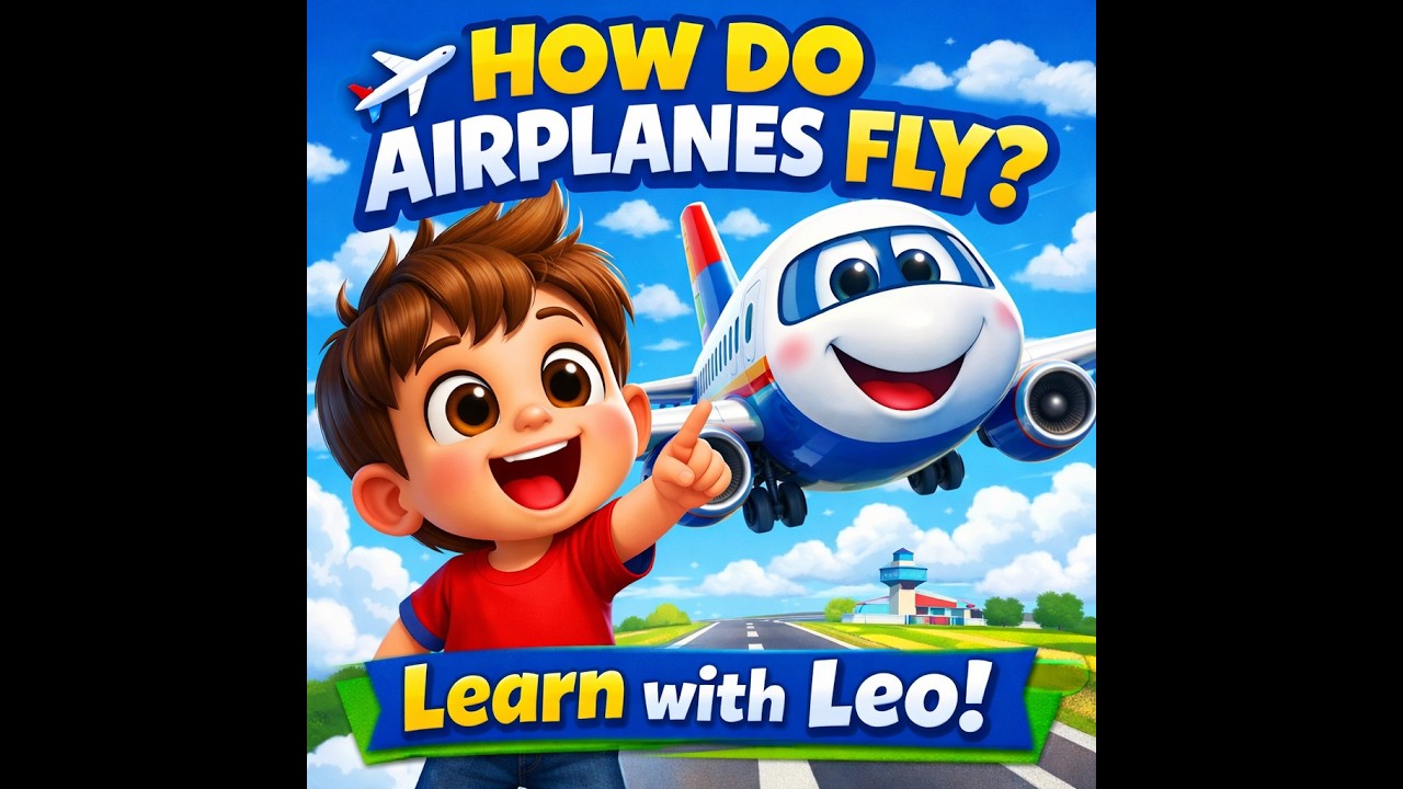 Airplane Song for Kids ✈️  Wings, Engines & Seatbelts!
