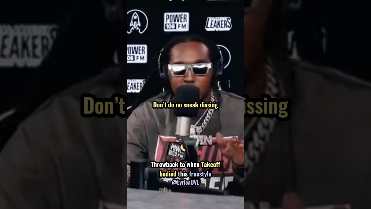 Cant forget when Takeoff BODIED this freestyle 🔥 #shorts #takeoff #freestyle