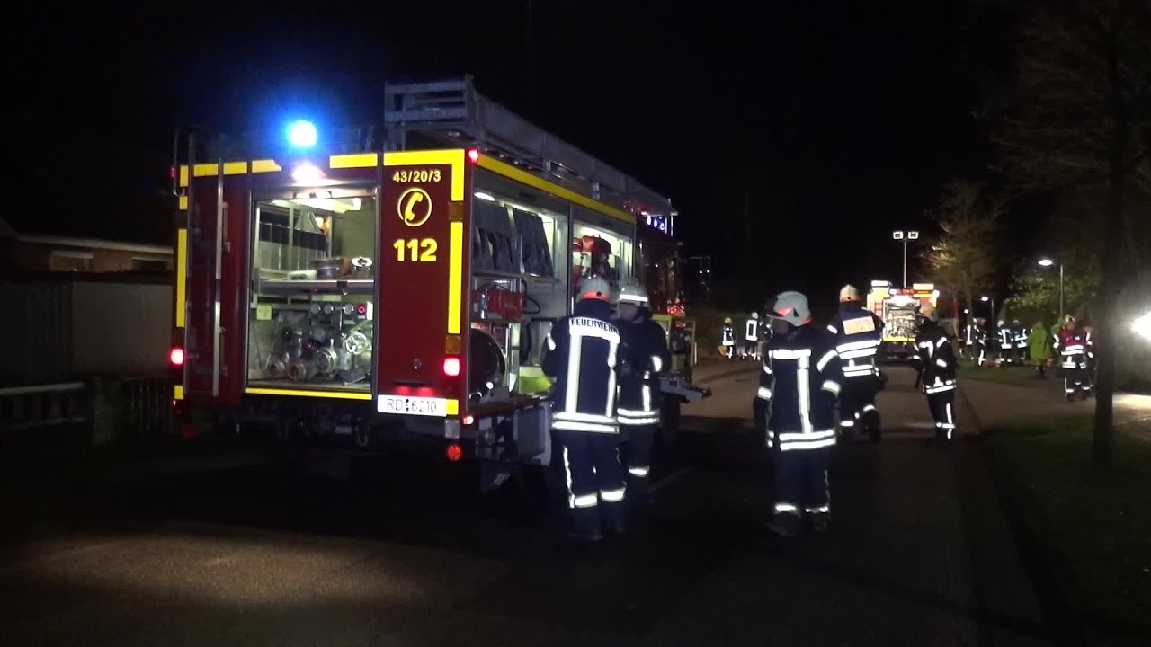 Einsatzübung der Feuerwehr Molfsee