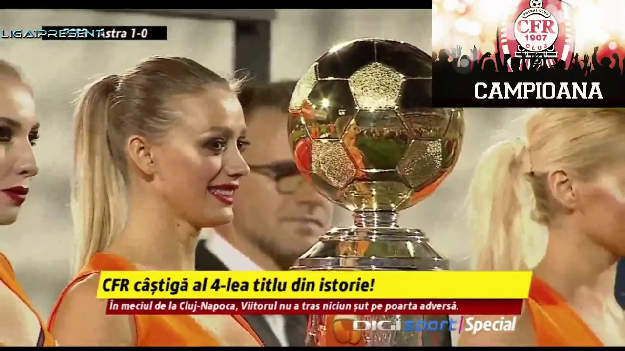 CFR CLUJ ESTE CAMPIOANA ROMANIEI !!!