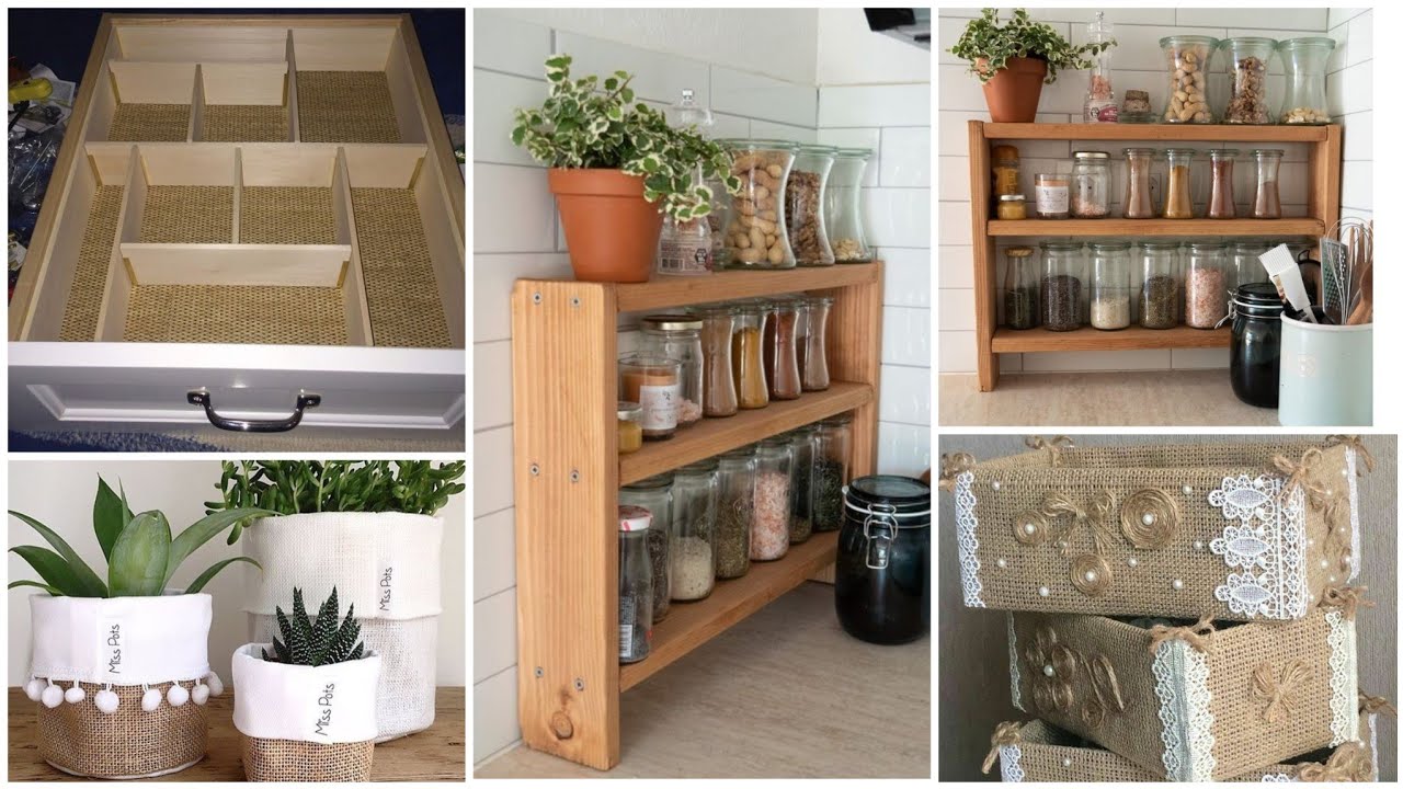 16فكرة✨لصنع اجمل منظمات ورفوف اصنعيها بنفسك  #diy #deco #craft #ideas ##جركن