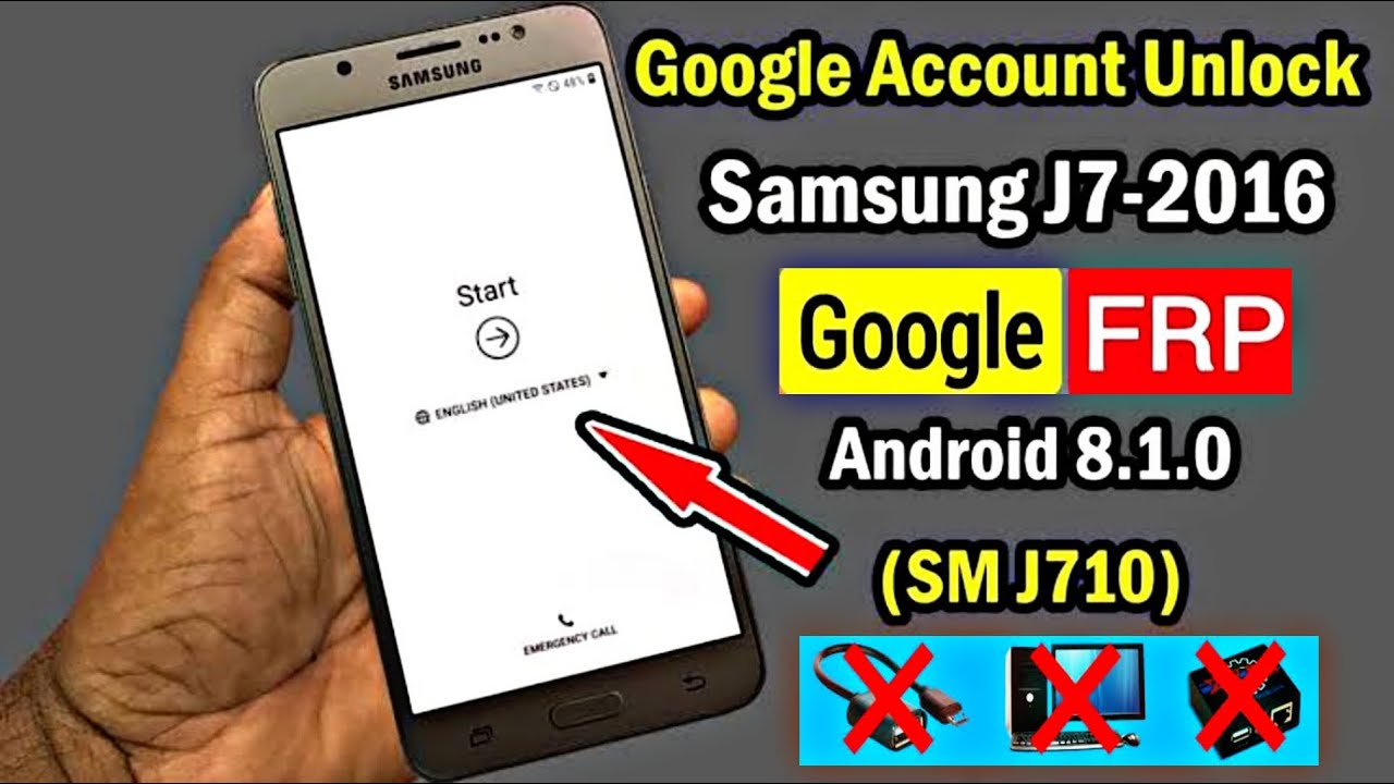 Samsung (SM-J710FN) Google Account Remove Android 8.1.0 || Samsung J7 2016 FRP Bypass || Without PC