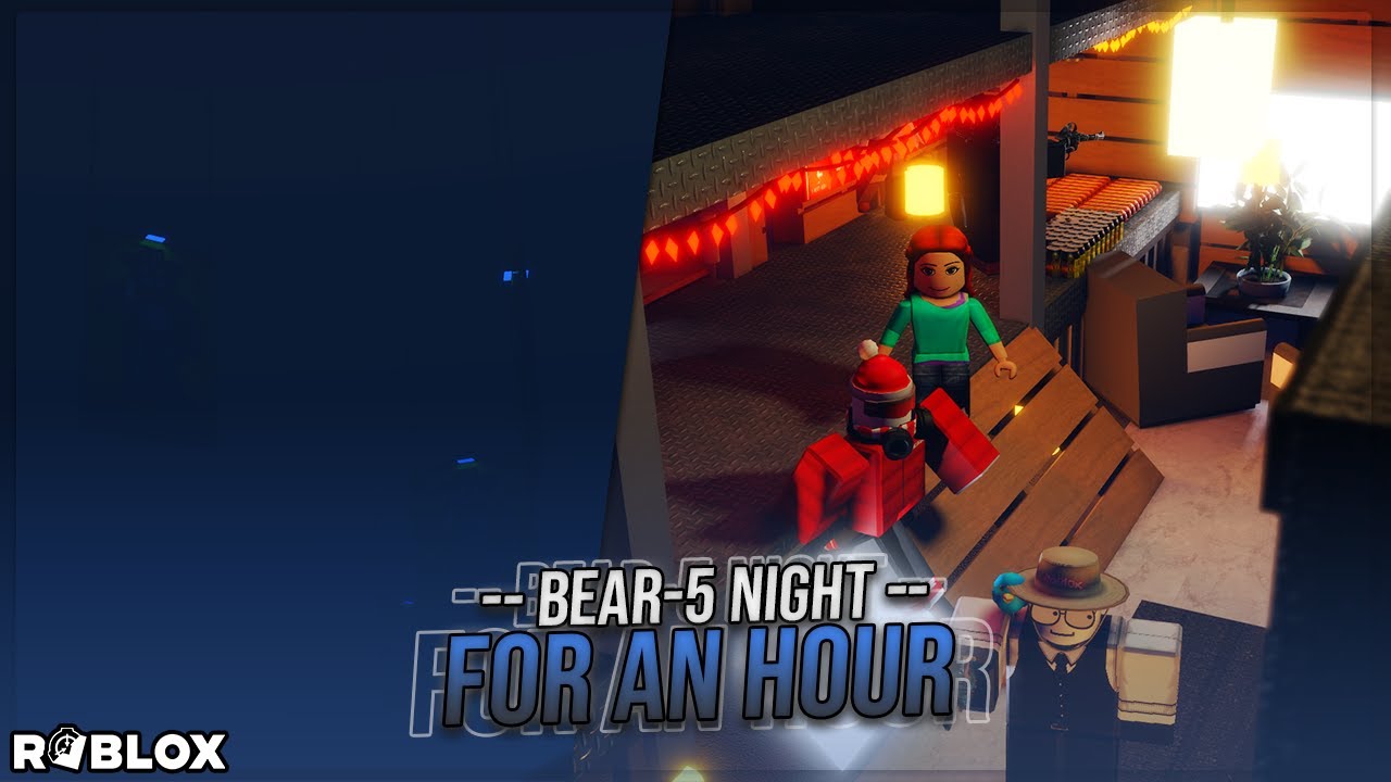 ВЫЖИВАНИЕ BEAR-5 НОЧЬЮ В ТЕЧЕНИЕ ЧАСА! • Roblox SCP-3008