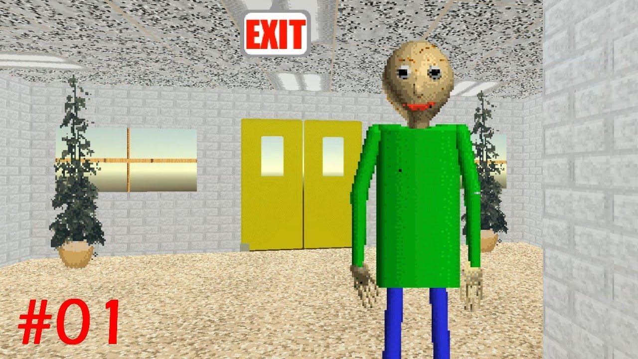 Baldi's Basics in Education and Learning  Playthrough Gameplay Part1 (Free indie horror Game)