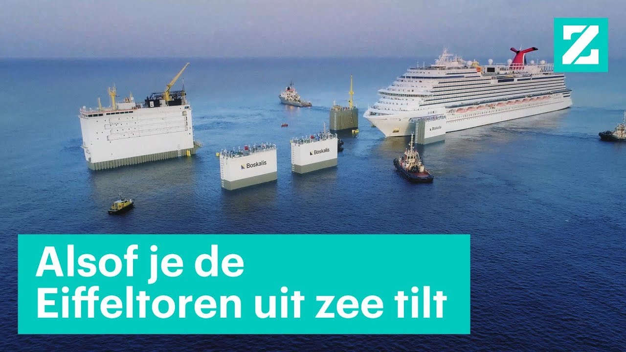 Zo tilt Boskalis een cruiseschip uit de oceaan • Z Business