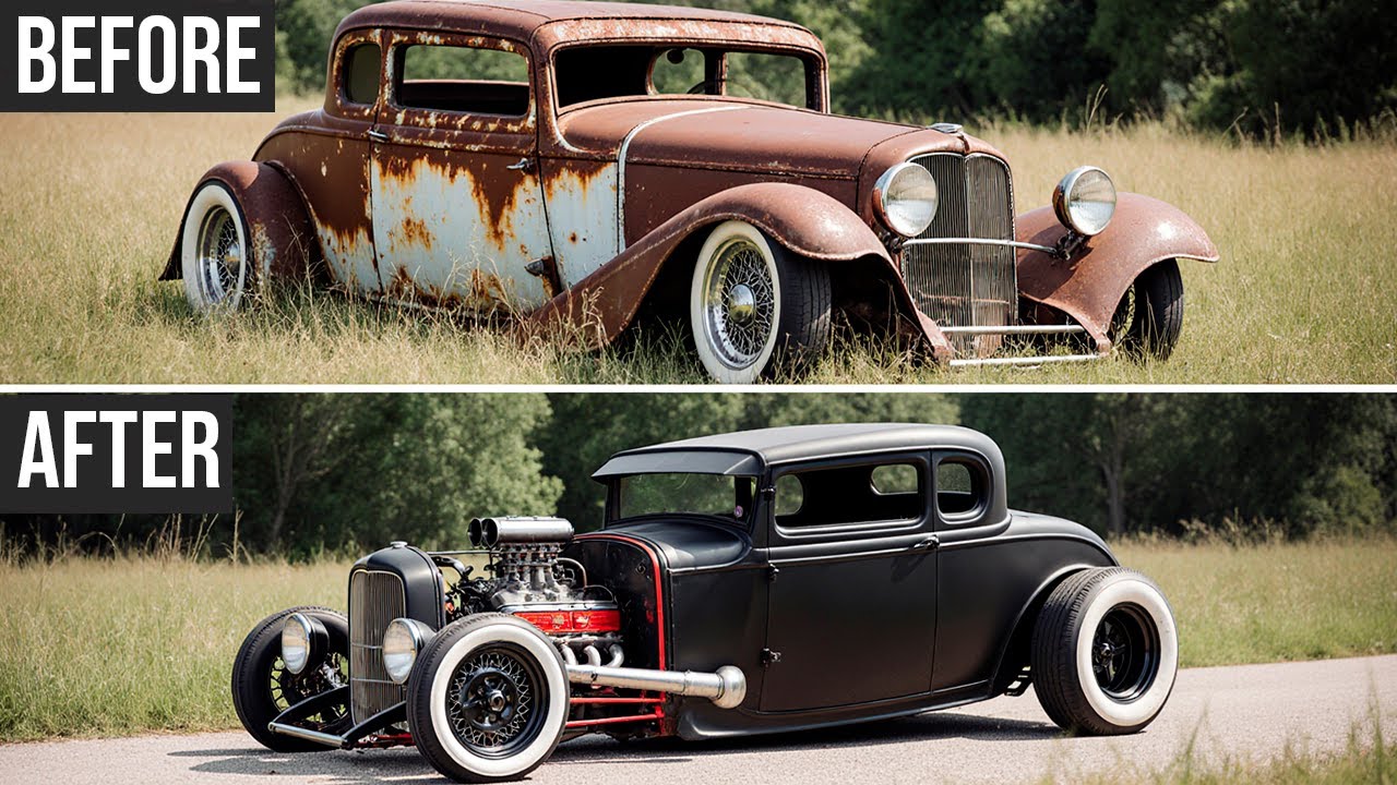 The Birth of a Hot Rod – Epic DIY Build from Start to Finish | by @RatRodBobBuilds