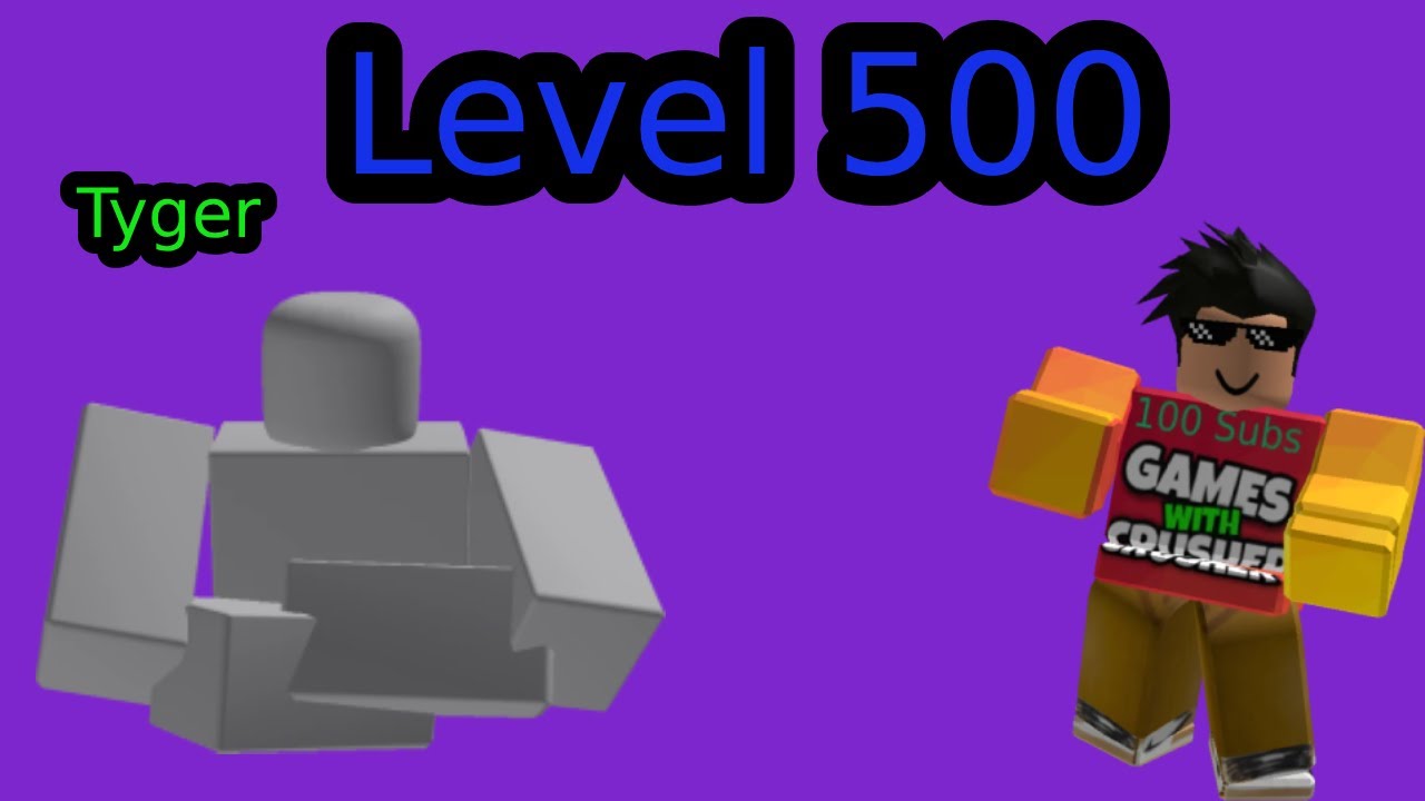 Reaching level 500 in Flee the facility with Tyger