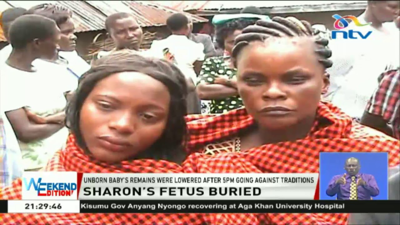 Sharon Otieno's foetus buried in a low - key ceremony