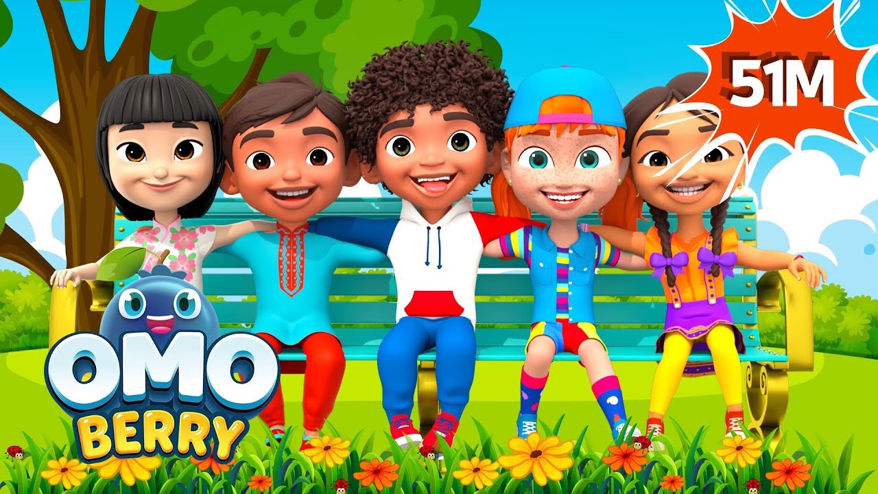 Meet Our New Friends | Learning Songs & Friendship Songs | OmoBerry