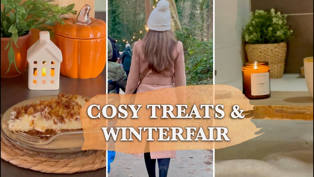 Simple pleasures in the Countryside🍂 Homebaking, Winterfair, Self-care | Slow Living Cosy Vlog