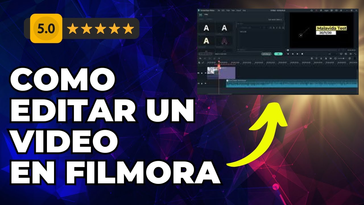 Cómo EDITAR un VIDEO en FILMORA 🎬 ¡Fácil, Rápido y para PRINCIPIANTES! 🔥