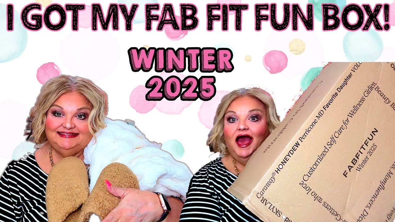 FAB FIT FUN WINTER 2025  #unboxingvideo,  #fabfitfunfallbox,