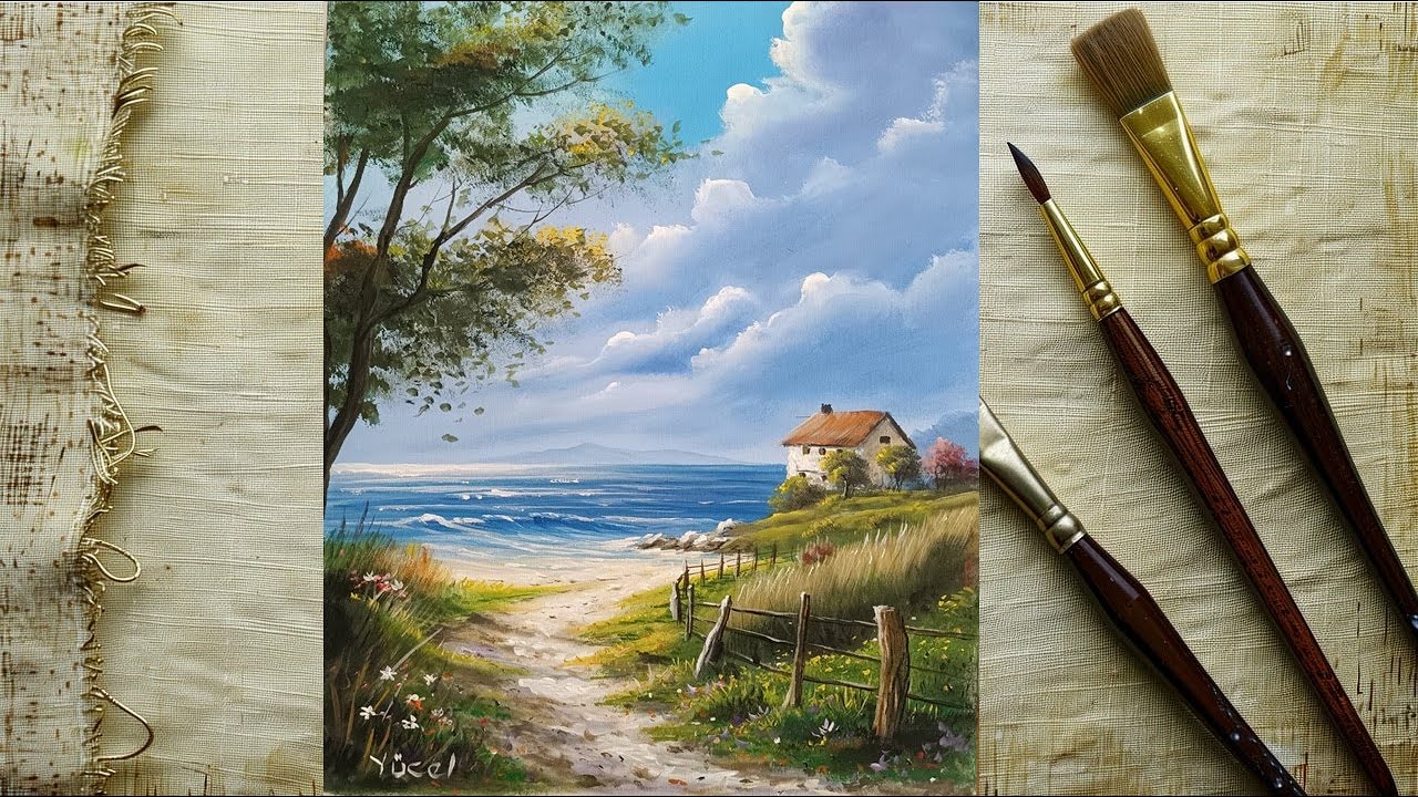 Sahil Akrilik Boya /Landscape Acrylic Painting