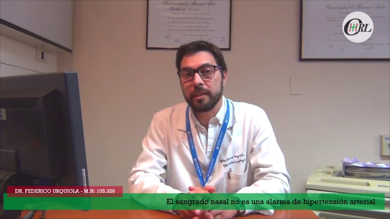 Epistaxis - Sangrado nasal - Dr. Federico Urquiola