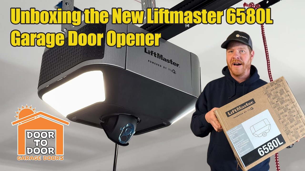 Unboxing the NEW Liftmaster 6850L Belt Drive Garage Door Opener!