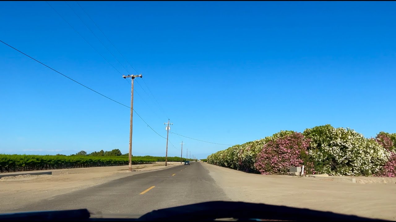Former Tulare Lake to Bakersfield, CA - High Speed Driving Video