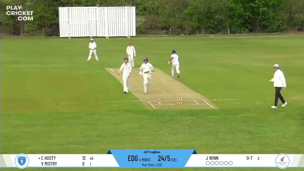 Edgware Cricket Club bowled out for just 39 against Malden Wanderers - ECB Club Championship