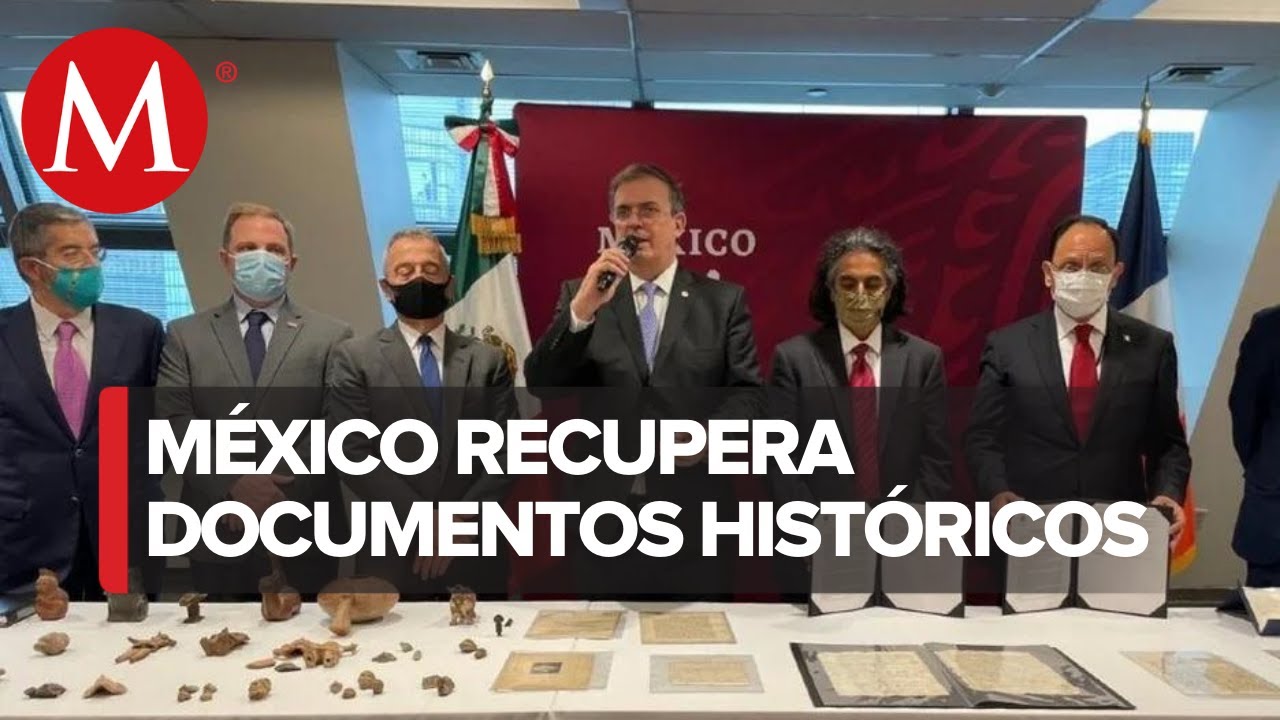 M&eacute;xico recupera carta de Hern&aacute;n Cort&eacute;s y documentos hist&oacute;ricos del siglo XVI